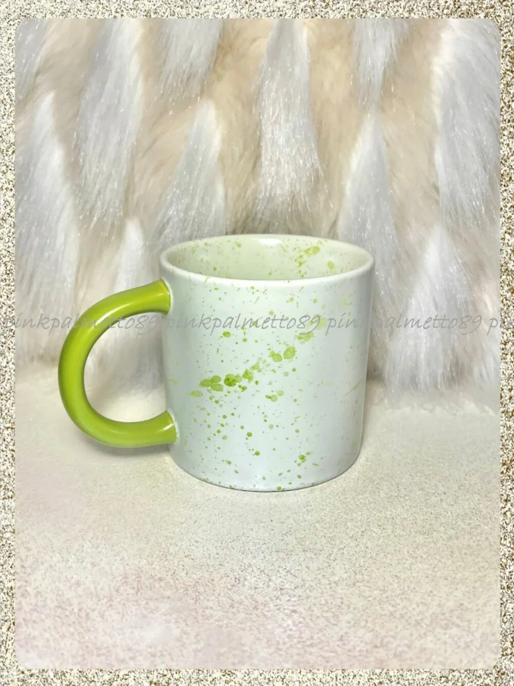 💚 NWT 2026 Starbucks Spring Matcha Splatter 12oz Ceramic Mug